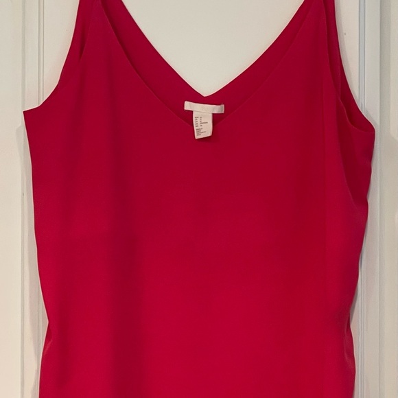 H&M Tops - H&M Pink Fitted Sleeveless Camisole Size 14